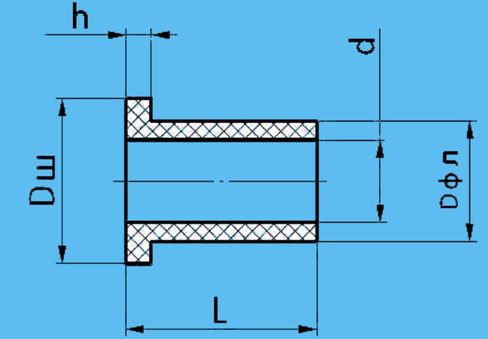 Внутренний диаметр втулки. Втулка под шпильку м12. Втулка электроизоляционная для ИФС М 12. Втулка диэлектрическая под болт м16. Втулка для изоляции ту38.005.204-84.