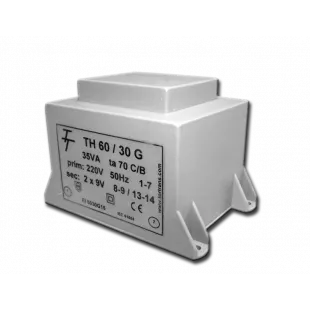 Малогабаритный трансформатор для печатных плат ТН 60/30 G фото 1
